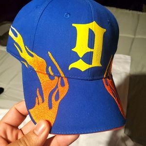 Flame trucker hat